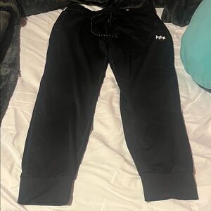 PINK Victoria's Secret Black Joggers